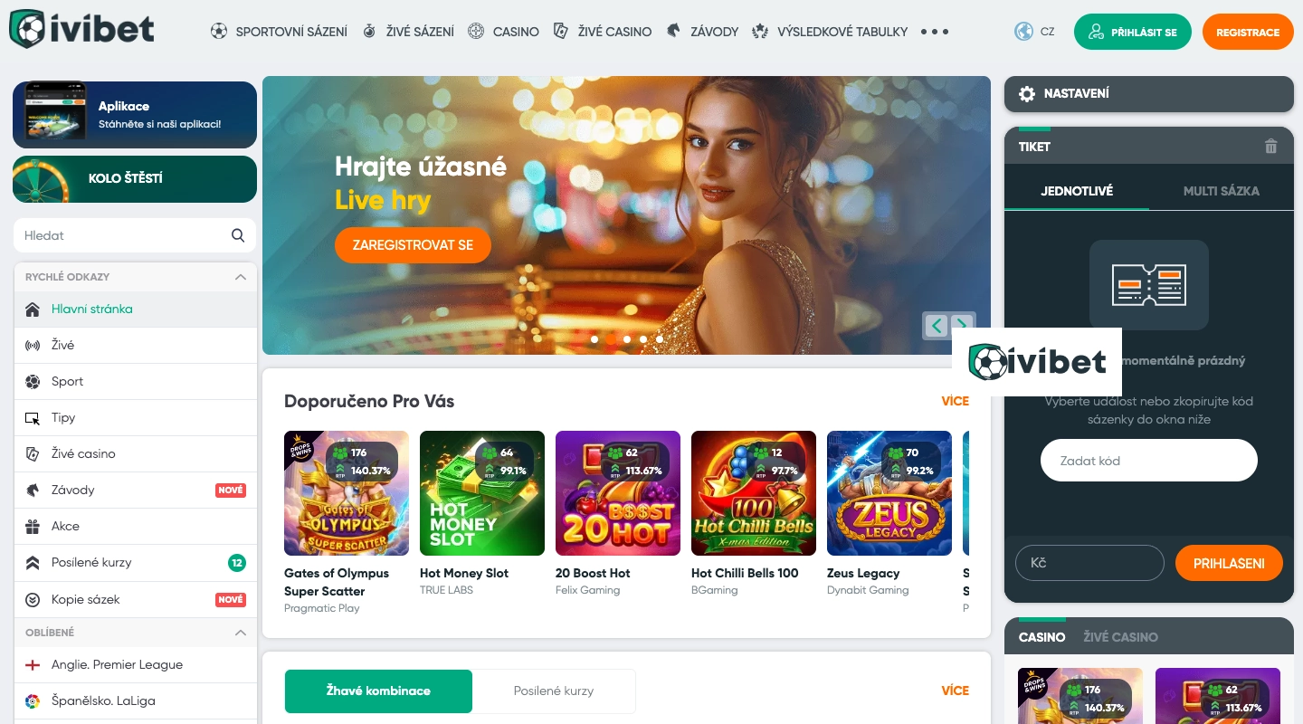 IviBet Sportovní Sázení